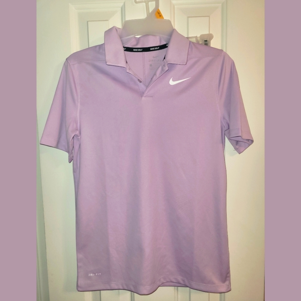 Nike Golf Dri Fit Lavender Polo